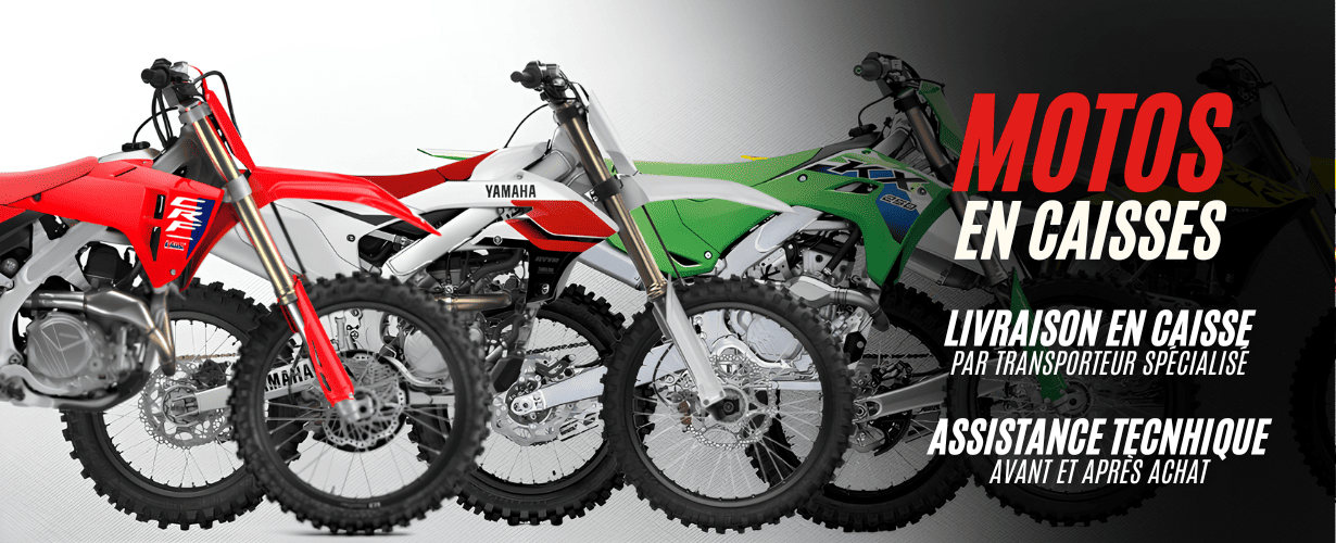 Motos en caisses